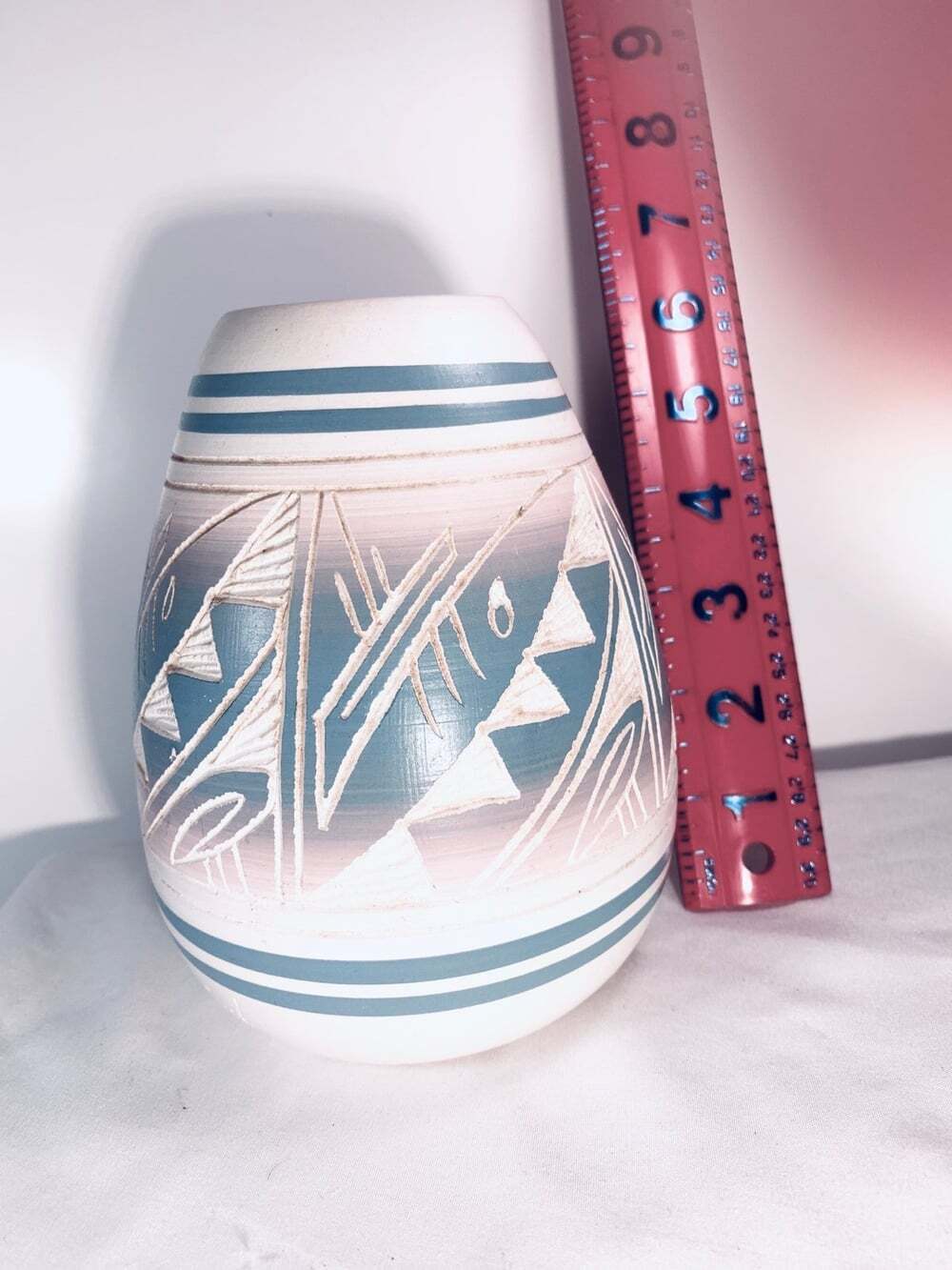 Navajo Pottery Pastel Signed